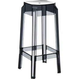 Σκαμπό Μπαρ Fox Stool 65 Black 32-0107 36Χ36Χ65cm Siesta Πολυπροπυλένιο