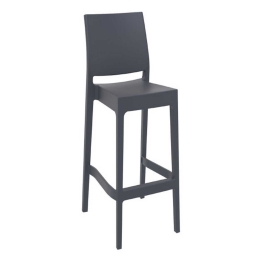 Σκαμπό Μπαρ Maya 75 Dark Grey 20-0381 45Χ51Χ108cm Siesta Πολυπροπυλένιο
