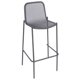 Σκαμπό Factory Μεταλλικό Ανθρακί 24-0086 51Χ51Χ101cm