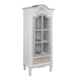 Βιτρίνα Melody Hm7010.02 55Χ35Χ146 cm Μελαμίνη,Γυαλί