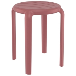 Σκαμπό Μπαρ Tom 20.0783 34x34x45cm Marsala Siesta