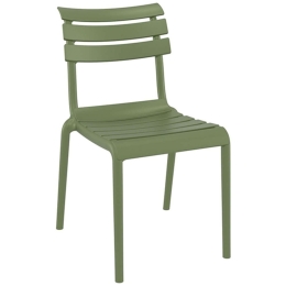 Καρέκλα Helen 20.0774 50x59x84cm Πολυπροπυλένιου Olive Green Siesta