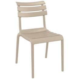 Καρέκλα Helen 20.0773 50x59x84cm Πολυπροπυλένιου Taupe Siesta