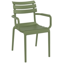 Πολυθρόνα Paris 20.0766 58x59x84cm Πολυπροπυλένιου Olive Green Siesta
