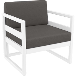 Μαξιλάρι Πλάτης Mykonos 20.0468 Dark Grey Siesta