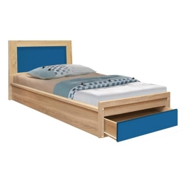 Κρεβατι Με Συρταρι Playroom Hm330.01 Sonama-Σιελ 190x90 cm Μονό Μελαμίνη