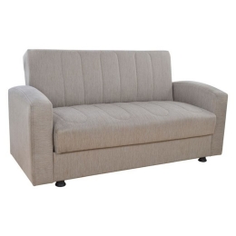 Καναπές Κρεβάτι Dimos V04  Διθέσιος Beige HM3075.02 157X77X83 cm Ύφασμα