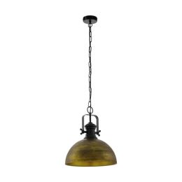 Φωτιστικό Οροφής Κρεμαστό Combwich 43051 Black-Gold Eglo Μέταλλο