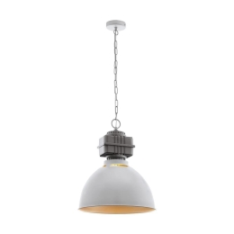 Φωτιστικό Οροφής Κρεμαστό Rockingham 49868 Gold-Grey Eglo Μέταλλο