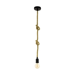 Φωτιστικό Οροφής Κρεμαστό Rampside 43256 Black-Gold Eglo Μέταλλο