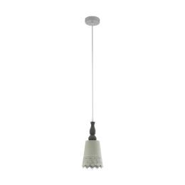 Φωτιστικό Οροφής Κρεμαστό Talbot 2 33038 Taupe Eglo Μέταλλο,Ξύλο