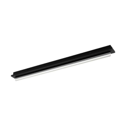 Φωτιστικό Οροφής Πλαφονιέρα Led Spadafora 98494 Black-Clear Eglo Μέταλλο,Πλαστικό