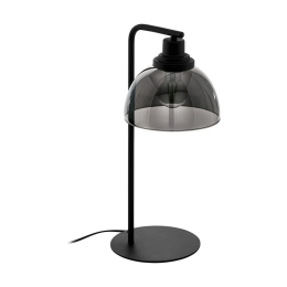 Φωτιστικό Επιτραπέζιο Beleser 98386 Black-Clear Eglo Μέταλλο,Γυαλί