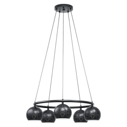 Φωτιστικό Οροφής Κρεμαστό Cantallops 98455 Black Eglo Μέταλλο