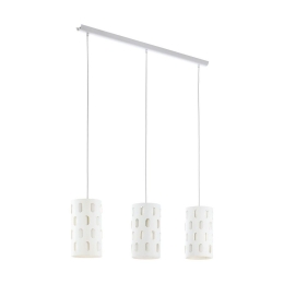 Φωτιστικό Οροφής Ράγα Ronsecco 98276 White Eglo Ατσάλι