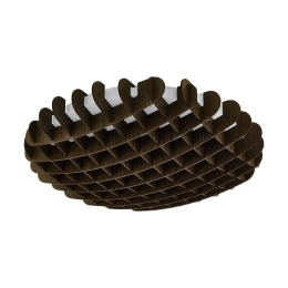 Φωτιστικό Οροφής Πλαφονιέρα Led Valdecabras 98429 Brown Eglo Μέταλλο,Ξύλο