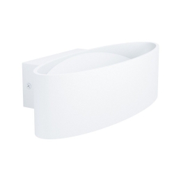 Φωτιστικό Τοίχου - Απλίκα Led Maccacari 98541 White Eglo Μέταλλο,Πλαστικό