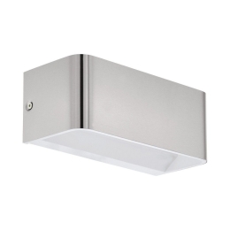 Φωτιστικό Τοίχου - Απλίκα Led Sania 4 98425 Nickel Eglo Αλουμίνιο