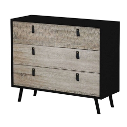 Κομότα Black Omnia Black - Sonoma 98,5x39x81,5cm 09-1022