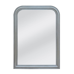 Καθρέπτης Τοίχου Louis 11-0365 64xH90cm Antique Silver Ξύλο,Γυαλί