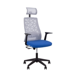 Καρέκλα Γραφείου Vitrio 25-0616 63x59xH115-127cm Grey - Blue
