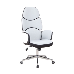 Καρέκλα Γραφείου Optimum 25-0620 64x69xH118,5/128cm Light Grey - Black