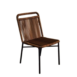 Καρέκλα Hang 22-0084 48x61x83cm Dark Natural