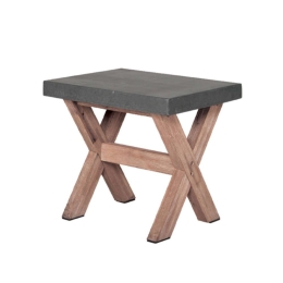 Σκαμπό Camiro 22-0065 50x40x45cm Cement