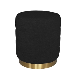 Σκαμπό Momo 16-0632 Φ40x45cm Black