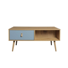 Τραπεζάκι Coffee Weez 04-0896 100x48x45cm Sonoma-Grey