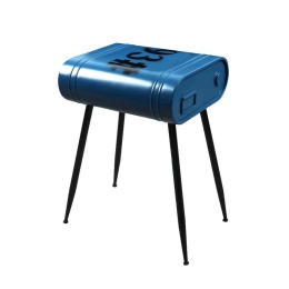 Τραπεζάκι Delf 3 04-0694 Side 30x41x48cm Blue-Black
