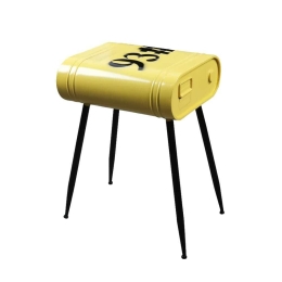 Τραπεζάκι Delf 4 04-0695 Side 30x41x48cm Yellow-Black