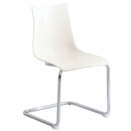 Καρέκλα Creamy 27-0197 46x50,9x82cm Cream PC,Μέταλλο