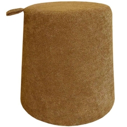 Σκαμπό Pannacotta 16-0614 Φ35x37cm Mustard
