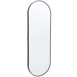Καθρέπτης Τοίχου Sorty 11-0534 120x40x15cm Black Αλουμίνιο,Γυαλί