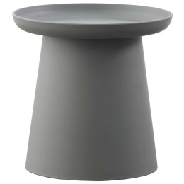 Τραπέζι Σαλονιού Tech 27-0186 Φ50x46,5cm Grey