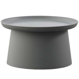 Τραπέζι Σαλονιού Tech 27-0182 Φ70x36cm Grey