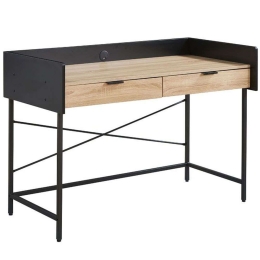Γραφείο Homi 28-0272 123x60x86cm Natural-Black