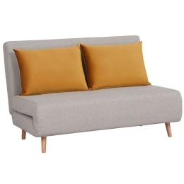 Καναπές - Κρεβάτι Διθέσιος Rafal 01-3249 140x91x82cm Cream-Mustard