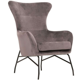 Πολυθρόνα - Μπερζέρα Mono 01-1569 70x81x102cm Grey