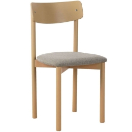 Καρέκλα Pisa 03-1088 44x43x82,5cm Sonoma Ξύλο,Ύφασμα