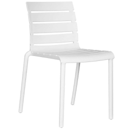 Καρέκλα Horizontal 27-0162 42x54,5x78cm White