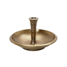 Κηροπήγιο AKR113 Μπρονζέ 14x21x21cm Espiel Αλουμίνιο