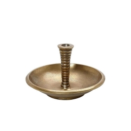 Κηροπήγιο AKR114 Μπρονζέ 9x14x14cm Espiel Αλουμίνιο