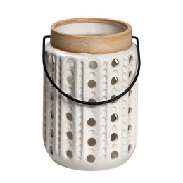Φανάρι GOB130K2 Λευκό 20x15x15cm Espiel Κεραμικό