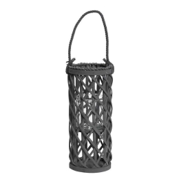 Φανάρι Κυλινδρικό LUX211 Γκρι 50x18x18cm Espiel Ξύλο