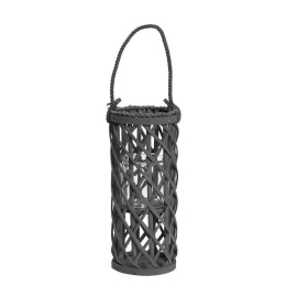 Φανάρι Κυλινδρικό LUX213 Γκρι 40x16x16cm Espiel Ξύλο
