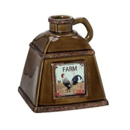 Διακοσμητική Κανάτα CER615 Λαδί 19,5X18X18Cm Espiel Κεραμικό