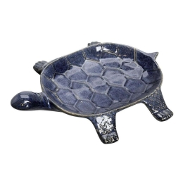 Διακοσμητικό Πιάτο Χελώνα VAT126 Μπλε 5,8X34X27,5Cm Espiel Κεραμικό