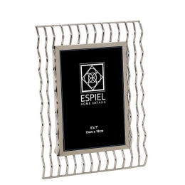 Κορνίζα 13Χ18cm Silver FAM313 Espiel Μέταλλο
